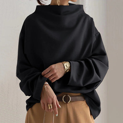 Erika - Chic oversize high neck sweater